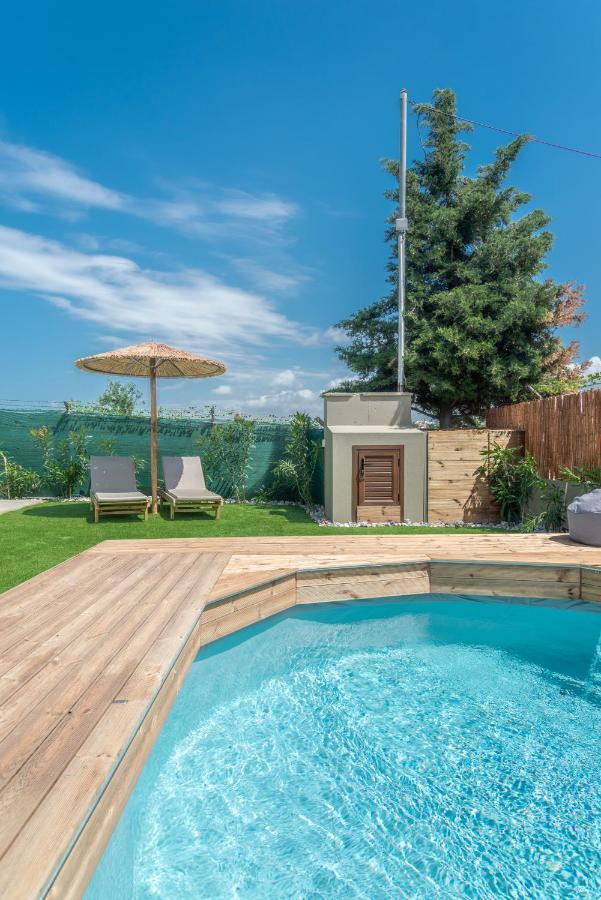 Cozy House With Pool Near Beach Gazi Экстерьер фото
